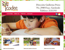 Tablet Screenshot of cadee.org